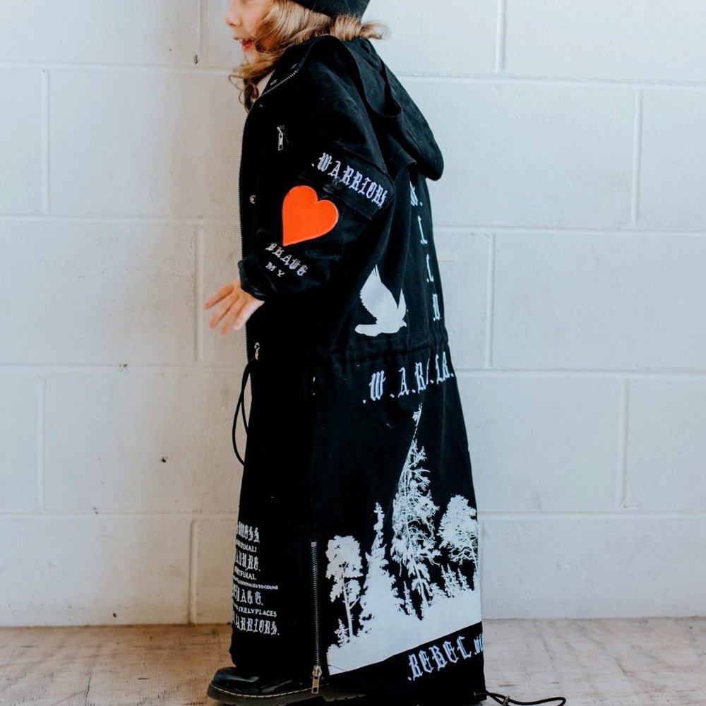 Unisex Kids Trench Coat sz4